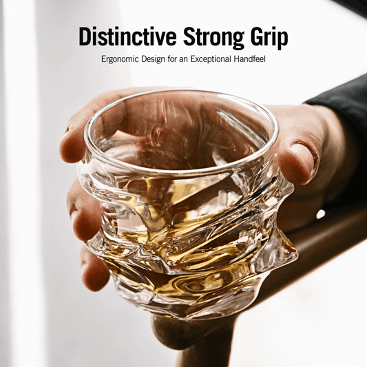 Storm Japanese Crystal Whiskey Glass Set